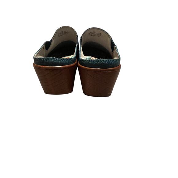Alegria Teal Clogs - Picture 3 of 7